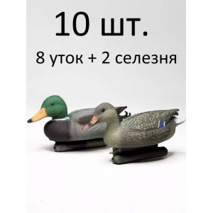 Чучела кряквы «Стандарт» — комплект 10 шт.